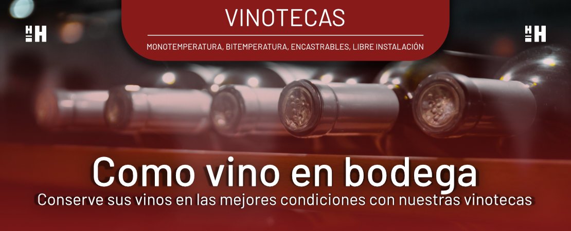 VINOTECAS desde 246€. Conserve sus vinos en las mejores condiciones con los armarios para conservación de vino de HoyHostelería